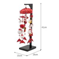 【雛人形】クリスタル付 つるし飾り (赤)高さ42cm  (351932)つるし雛 ひな人形 おしゃれ トイザらス・ベビーザらス限定【メーカー直送】