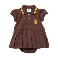 MLB 鹿の子女児ロンパース ブラウン&times;80cm  ベビーザらス限定