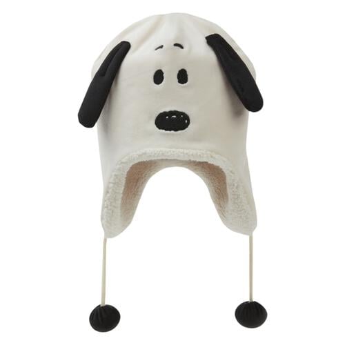 PEANUTS ベロアウィンター帽子 スヌーピー