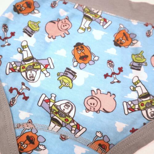 Disney ディズニー 3枚組ブリーフ トイストーリー 総柄×ワンポイント レッド×95cm ベビーザらス限定