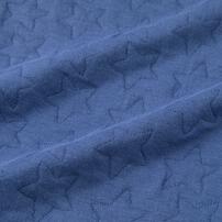 monpoke モンポケ 長袖ロンパース サロペット型 ブルー×70cm