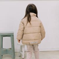 RAT-A-TATR ラッタッター 中綿 ジャケット ベージュ×100cm