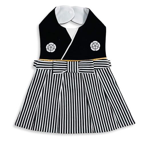 袴風男児スタイ(ブラック×フリー) ベビーザらス限定