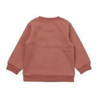 SNOOPY スヌーピー 長袖デイリートレーナー 起毛 ロゴ レッド×90cm ベビーザらス限定