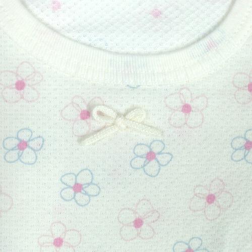 2枚組半袖シャツ肌着メッシュニット 花 ピンク&times;80cm ベビーザらス限定