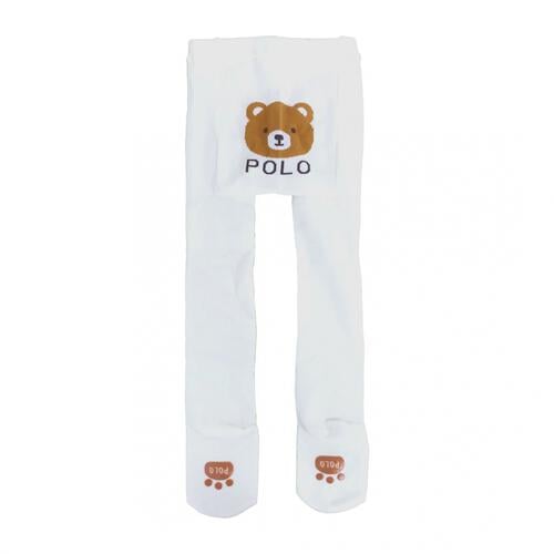 POLO BCS ベアタイツ ホワイト×65cm ベビーザらス限定