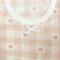 2枚組涼感袖なしシャツ肌着 アイス&times;チェック ピンク&times;80cm ベビーザらス限定