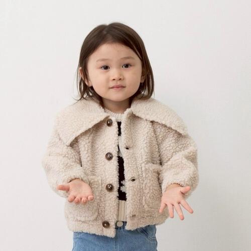 sophitica ボアジャケット オフホワイト×90cm