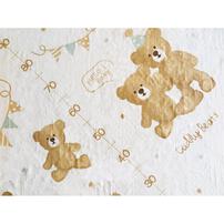 表ガーゼ湯上り正方形 クマ(オフホワイト×フリー) ベビーザらス限定