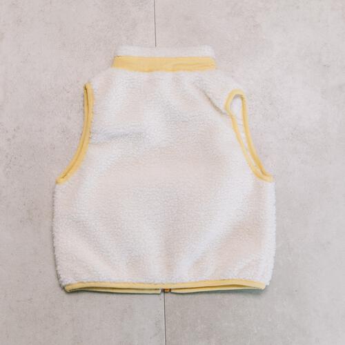 monpoke モンポケ ベスト ボア ピカチュウ ナチュラル×90cm