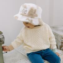 Buddy Lee ハット ファー バディーリー ホワイト×48cm