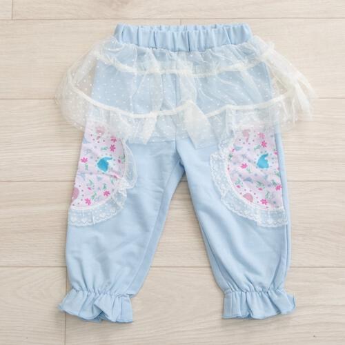 【Sophitica × tsumashi1118さん】Disney アナと雪の女王 裏毛チュールパンツ ブルー×130cm ベビーザらス限定