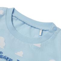 Disney ディズニー 半袖ボディスーツ ドッカン サガラ TOY STORY ロゴ サックス&times;80cm ベビーザらス限定