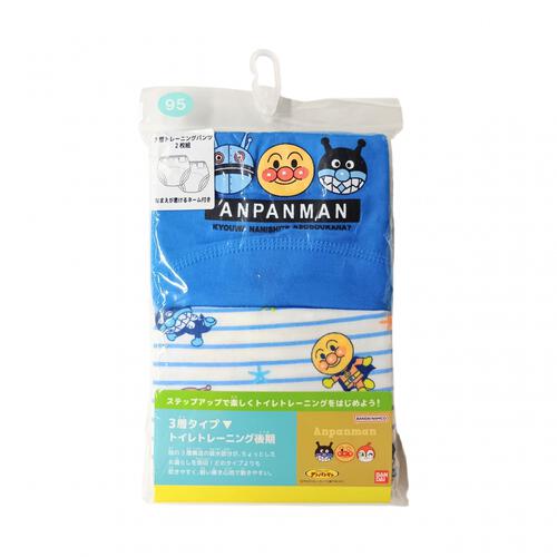 ANPANMAN アンパンマン トレーニングパンツ 3層 2枚組 ブルー×90cm