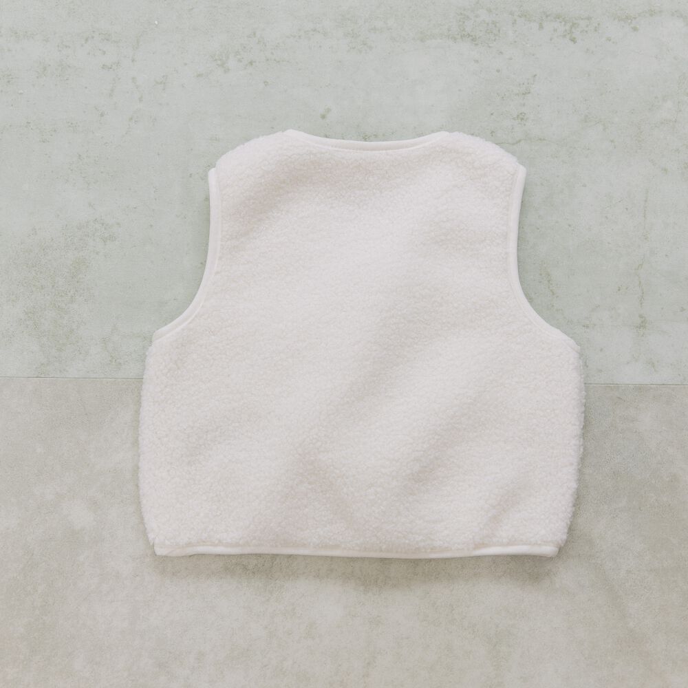 ARCHIVIO ベロアベスト ホワイト B-HEATオーウェンストレッチ中綿ベスト｜MEN｜251HAC30-040H｜AZUL BY