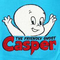 【Universal &times; chimajiro0730さん】 キャスパー 配色トレーナー ブルー&times;110cm