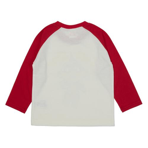 Disney ディズニー ジャックジャック 長袖Tシャツ 天竺 レッド&times;80cm ベビーザらス限定