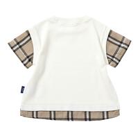 POLO BCS レイヤード風半袖Ｔシャツ オフホワイト&times;90cm  ベビーザらス限定