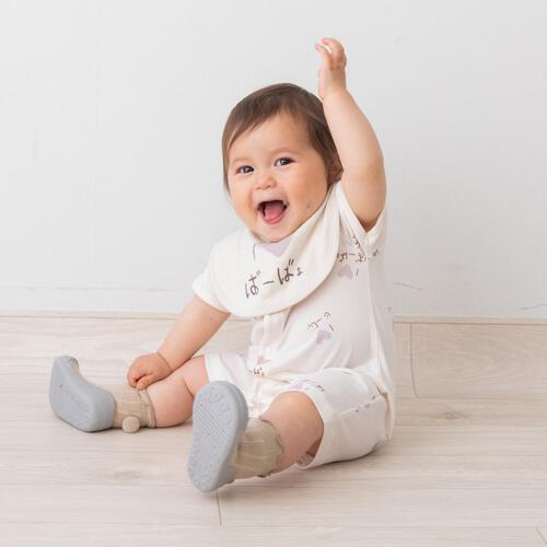 アティパス ポンポン ベビーソックスシューズ 12.5cm POM-POM ミディアムベージュ