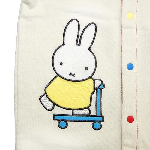 miffy ミッフィー 半袖カバーオール デニムニット ナチュラル&times;70cm ベビーザらス限定