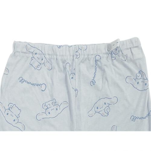 サンリオ 長袖パジャマ シナモロール サックス×M-L