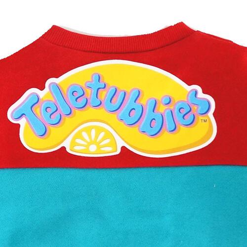 【テレタビーズ】長袖ダルマボディスーツ ラグラン グリーン×80cm