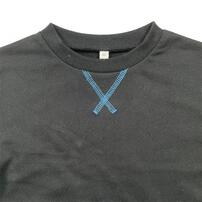 sophitica ミニ裏毛 デイリートレーナー ブラック×80cm