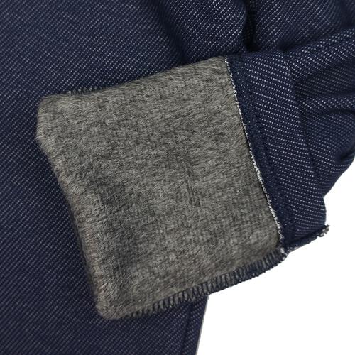 デイリーパンツ 裏シャギー ブルー 80cm