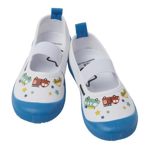 上履き クルマ柄 ブルー&times;18cm ベビーザらス限定