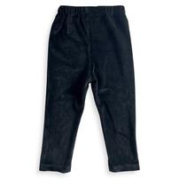 COJIKA 10分丈デイリーパンツ 無地 ニットコール ブラック&times;80cm ベビーザらス限定