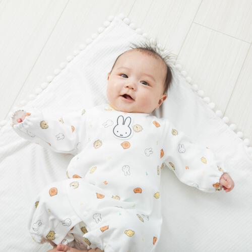 miffy ミッフィー フィットオール イエロー 50-60cm