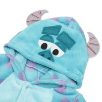 Disney ディズニー 長袖ロンパース サリー フリース サックス×80cm