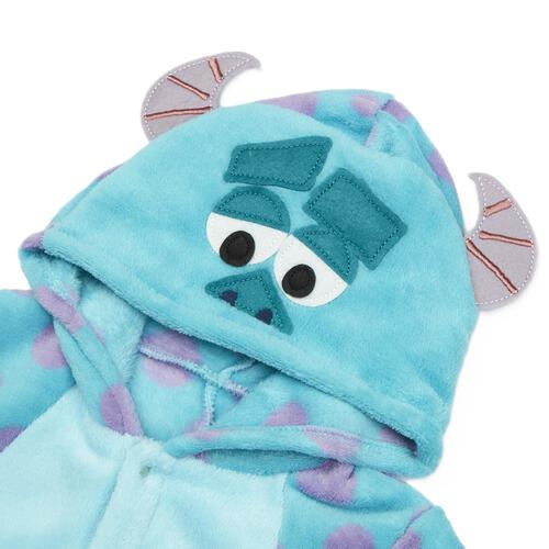 Disney ディズニー 長袖ロンパース サリー フリース サックス×80cm