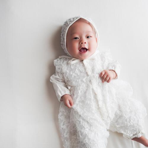 セレモニードレスセット 3Dレース 赤ちゃん 出産準備 出産祝い ベビー服 子供服