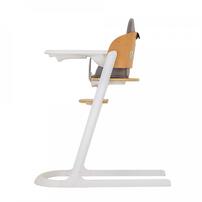 木製ハイチェア ウッドグローイングチェア マット付 (ホワイト＆ナチュラル) 7カ月頃～6歳頃対応