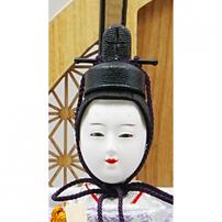 【雛人形】ケース親王飾り「麻の葉衝立パノラマアクリル」（322724）