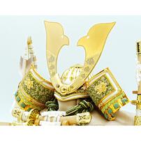 【五月人形】兜ケース飾り「緑七宝木目調半円アクリル」（538283）トイザらス・ベビーザらス限定【メーカー直送】