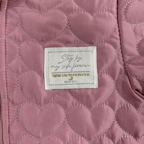 ジャンプスーツ くまみみ ハート柄 ブライトピンク×70cm ベビーザらス限定