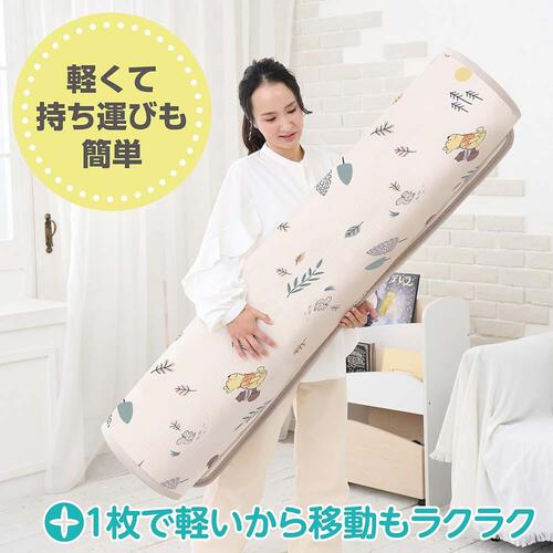 【ブラックフライデー】オリジナル 両面使えるマット プーさん 【フロアマット リバーシブル仕様 やわらかマット（190×140×厚さ1.5cm）】ベビーザらス限定