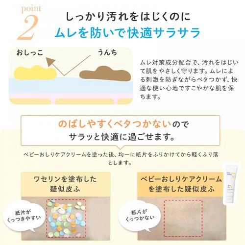 ママ＆キッズ ベビーおしりケアクリーム 53g 低刺激スキンケア ベビー用 無添加 無香料