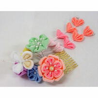 【雛人形】髪飾り付きミニ親王飾り (351313)ひな人形 ひな祭り おしゃれ かわいい コンパクト トイザらス・ベビーザらス限定【メーカー直送】