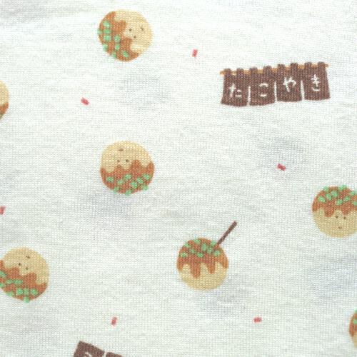 2枚組 抗菌半袖シャツ肌着 フライス たこ焼き グリーン×90cm