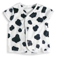 パジャマベスト フリース 牛柄 ブラック×80-95cm ベビーザらス限定