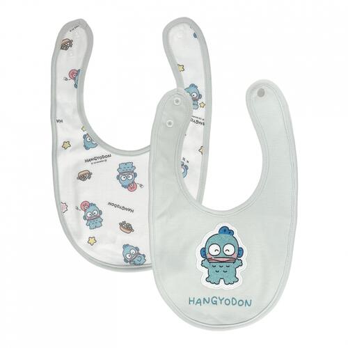 SANRIO サンリオ アップリケ付きスタイ2枚組 ハンギョドン(ブルー×フリー) ベビーザらス限定