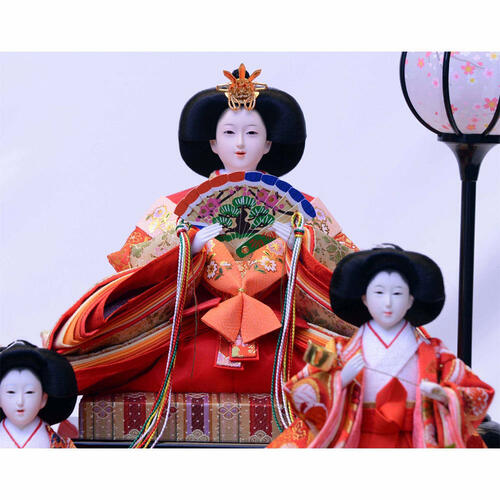 【雛人形】ケース飾り 五人飾り「雪輪に春うらら六角アクリル」  (322262)ひな人形 おしゃれ トイザらス・ベビーザらス限定【メーカー直送】