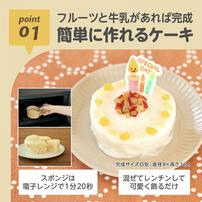 EDISONmama エジソンママ てづくりケーキキット 【キッズフード ベビーフード】【12ヶ月～】