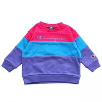 【Champion】長袖切替トレーナー パープル×130cm ベビーザらス限定