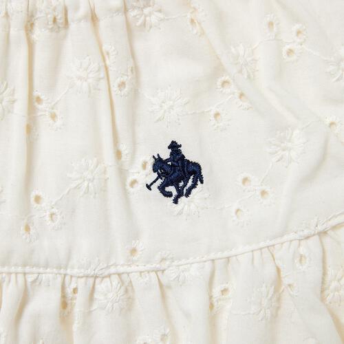 POLO BCS 袖フリルロンパース ホワイト&times;70cm ベビーザらス限定