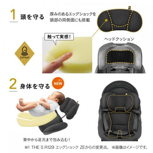 Combi コンビ ホワイトレーベル THE S Go エッグショック DQ (セーブルブラック) A型ベビーカー トラベルシステム対応 1カ月～3歳頃対応