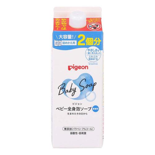 ピジョン 全身泡ソープ　詰めかえ用2回分 800ml